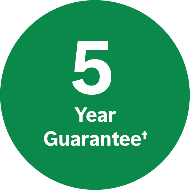 5 year guarantee