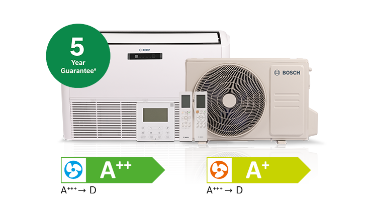 Bosch Climate 5000 Large Split Ceiling/Floor range
