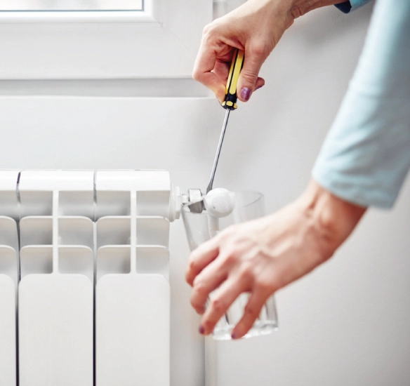 Bleeding a radiator