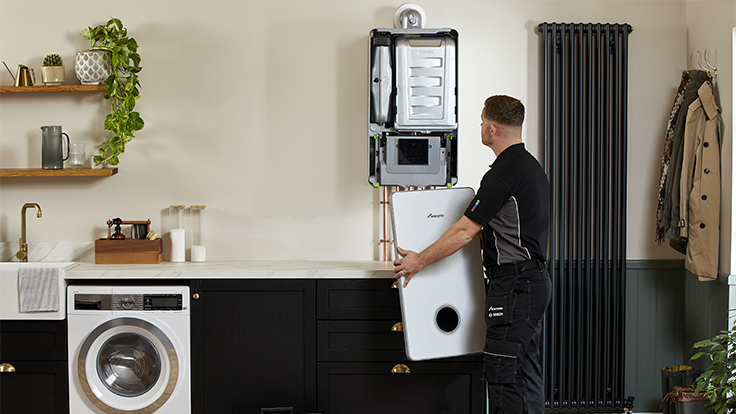 System boiler installation